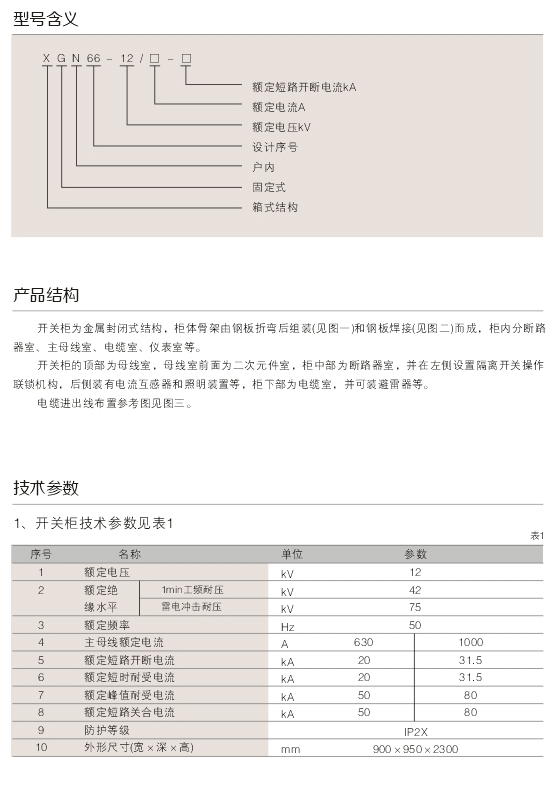 00028XGN66-12型鎧裝固定式交流金屬封閉開關設備D.jpg